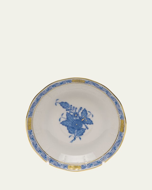 Chinese Bouquet Blue After Dinner Saucer